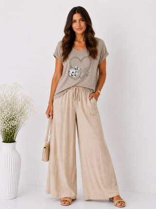 Leinen T-Shirt 2606005