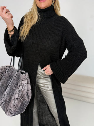 Strickkleid-schwarz-damen-levelone