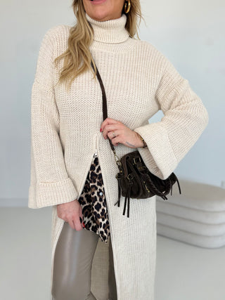 Stickad klänning/tröja 2512059