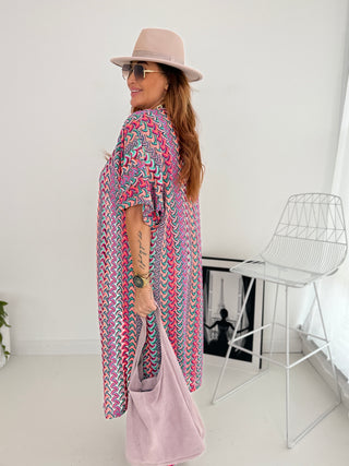 Häkelmantel in Buntmix, Onesize 36-42 -  Levelone GmbH & Co. KG