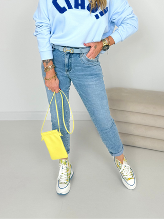 Stretchbyxor i jeans 2512197-01