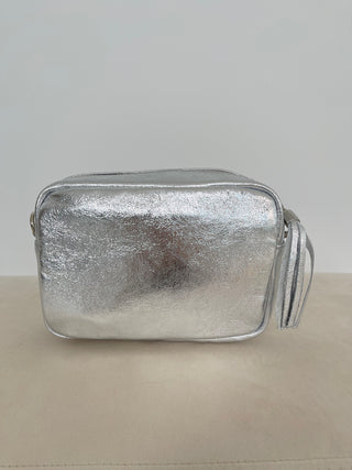 Axelväska i läder 2512237-44