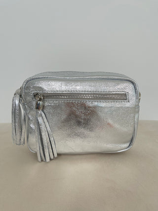 Axelväska i läder 2512237-44