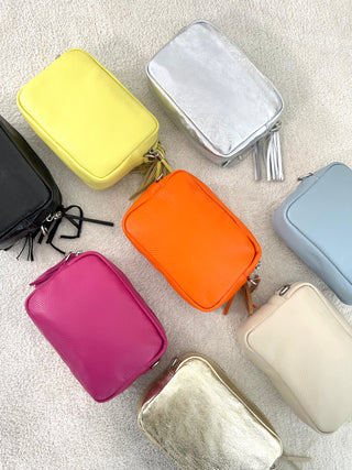 Axelväska i läder 2512237-44