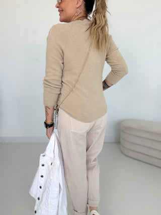 Alpaca finstickad tröja 2511114