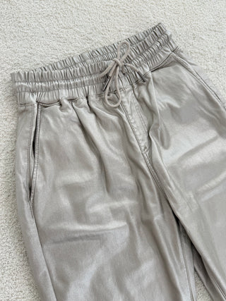 Stretchläderbyxor 2511203-07