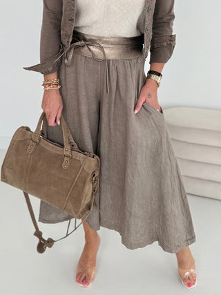 Leinen Marlenehose 2506250