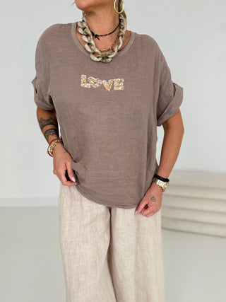 Leinen T- Shirt 2506203