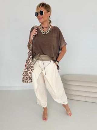 Baggyhose Leinen 2506141