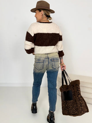 Stretchbyxor i jeans 2511090-93