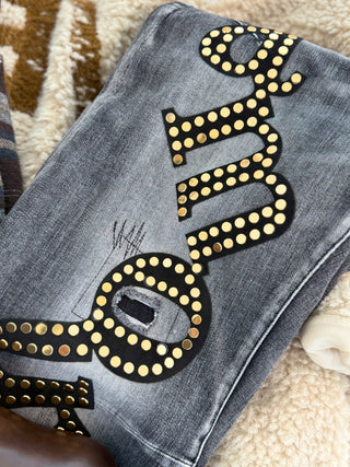 Stretchbyxor i jeans 2511229-32