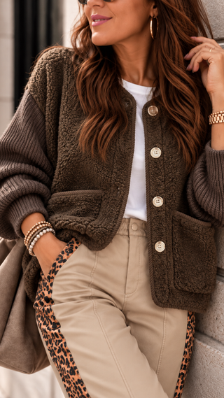 Teddy Strickjacke 2610132
